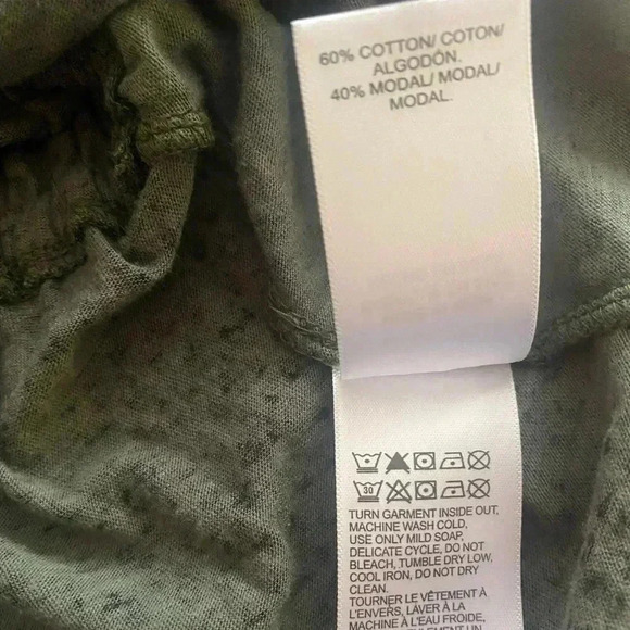 🆕Lucky🍀Brand Olive Leopard Print Babydoll Top🆕 - Picture 8 of 11